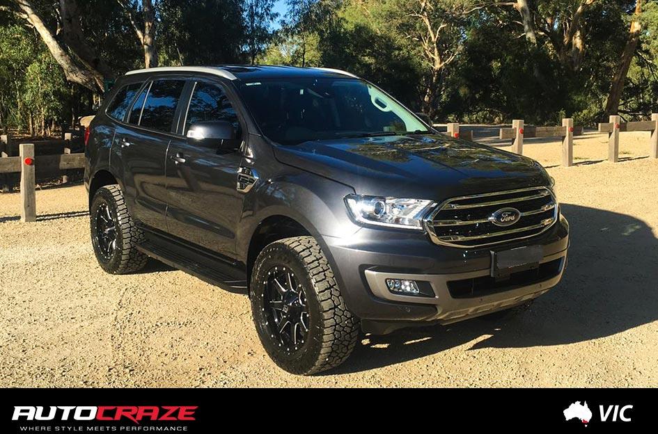 FORD EVEREST MAVERICK GLOSS BLACK MILLED ACCENTS